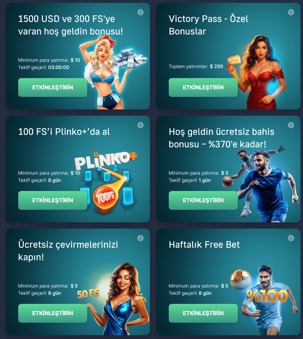 7slots Bonusları